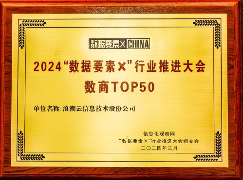2024“数商TOP50” 2024“数商TOP50”